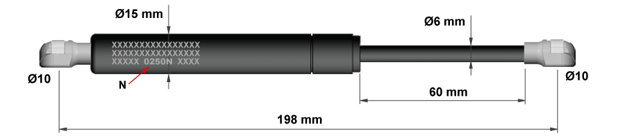 Razmeri na model 1