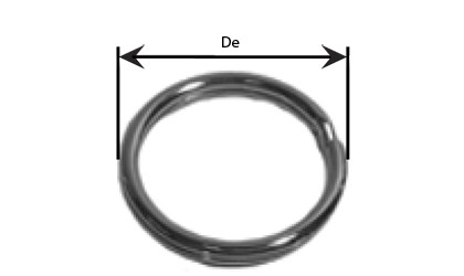 Tehničeski čertež - Razdeleni prǎsteni - Elektrogalvanizirani