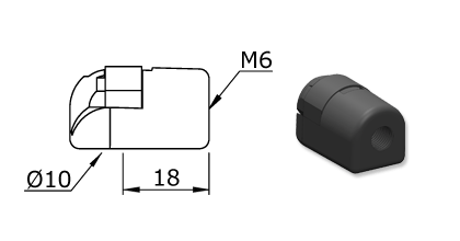 Technical drawing - Endfitting - Ballsocket